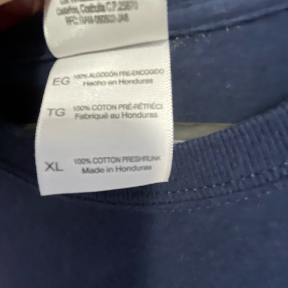 Gildan heavy Cotton Embroidered Tee Shirt Sz XL - Picture 4 of 8